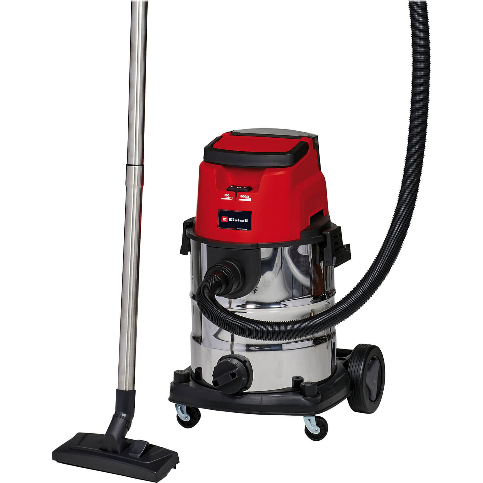 Einhell TE-VC 36/25 Li S 36v Cordless Stainless Steel Wet and Dry Vacuum Cleaner 25L No Batteries No Charger