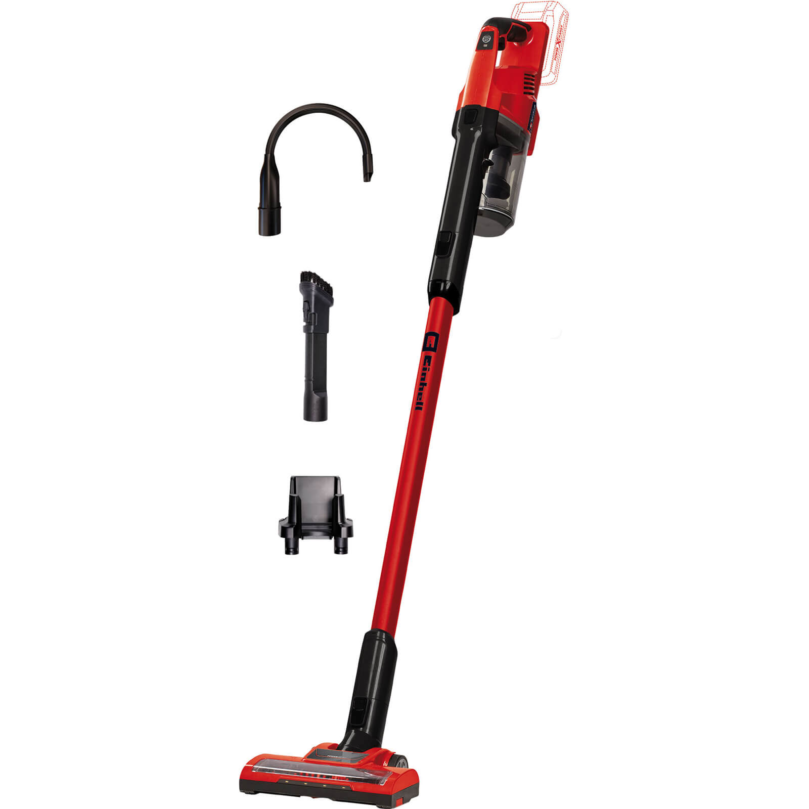 Image of Einhell TE-SV 18 Li 18v Cordless Stick Vacuum Cleaner No Batteries No Charger