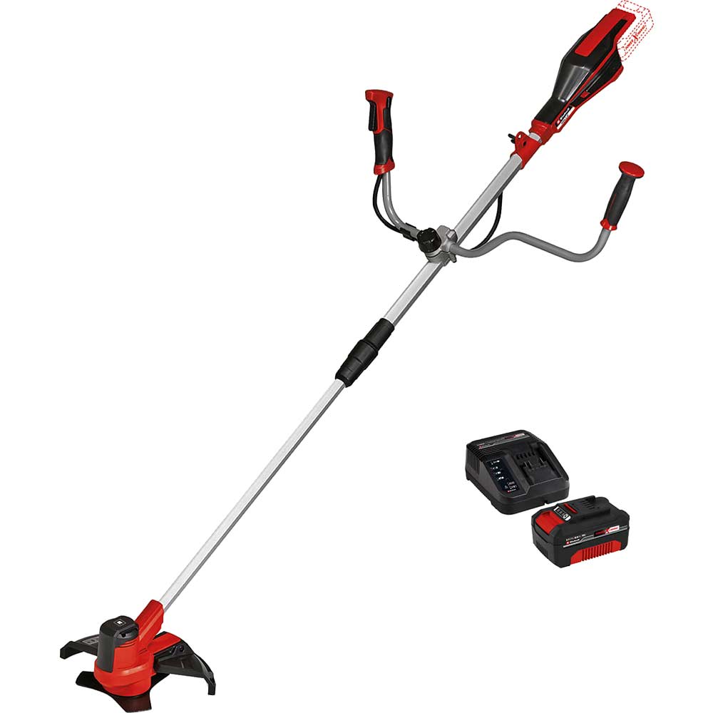 Einhell AGILLO 18/200 18v Cordless Split Shaft Brush Cutter and Line Trimmer 200/300mm 1 x 4ah Li-ion Charger