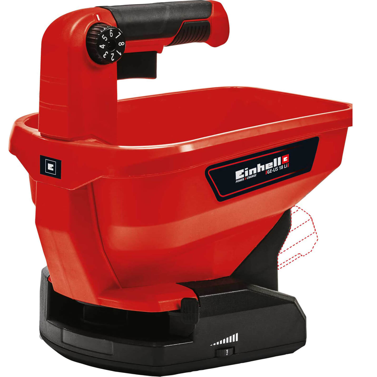 Image of Einhell GE-US 18 Li Grass, Salt and Seed Spreader No Batteries No Charger