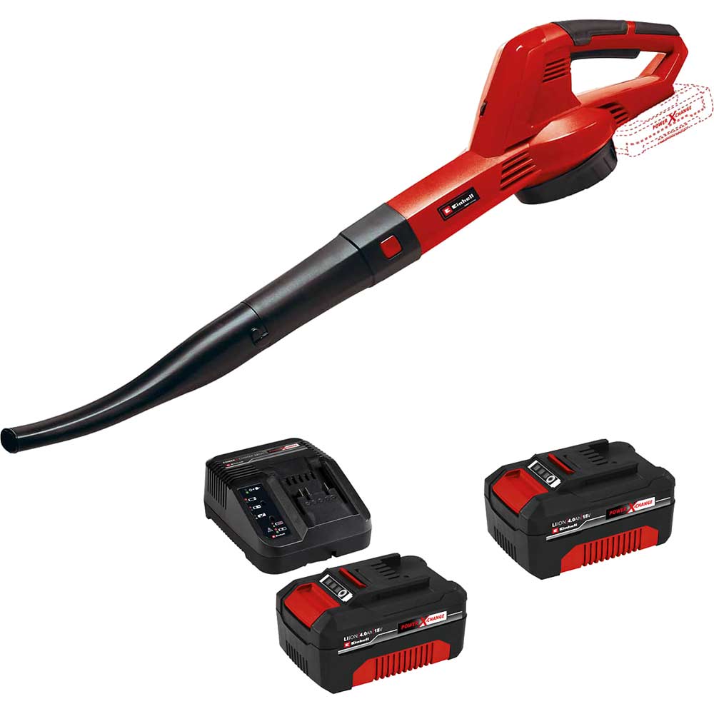 Einhell GC-CL 18/1 Li E 18v Cordless Leaf Blower 2 x 4ah Li-ion Charger