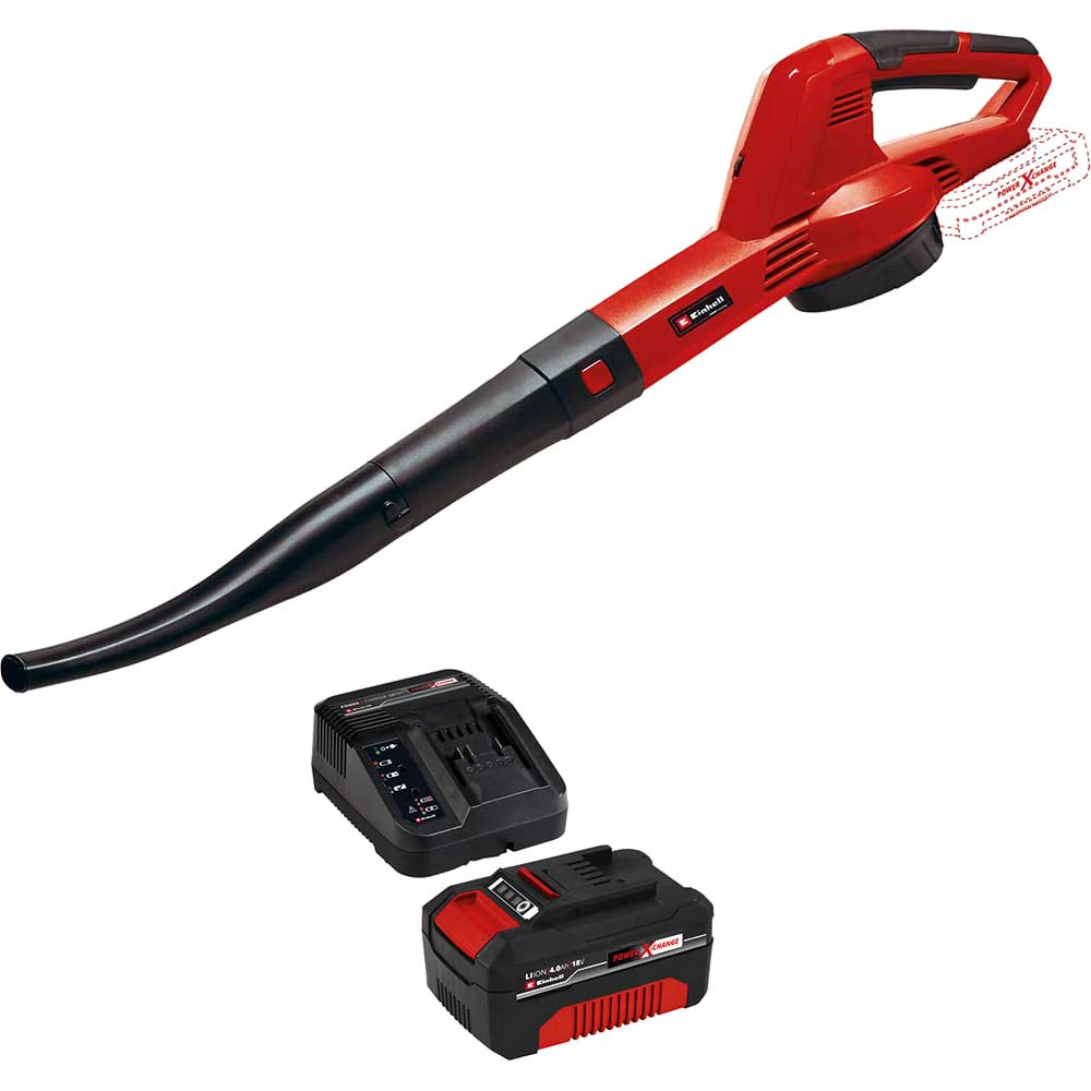 Einhell GC-CL 18/1 Li E 18v Cordless Leaf Blower 1 x 4ah Li-ion Charger