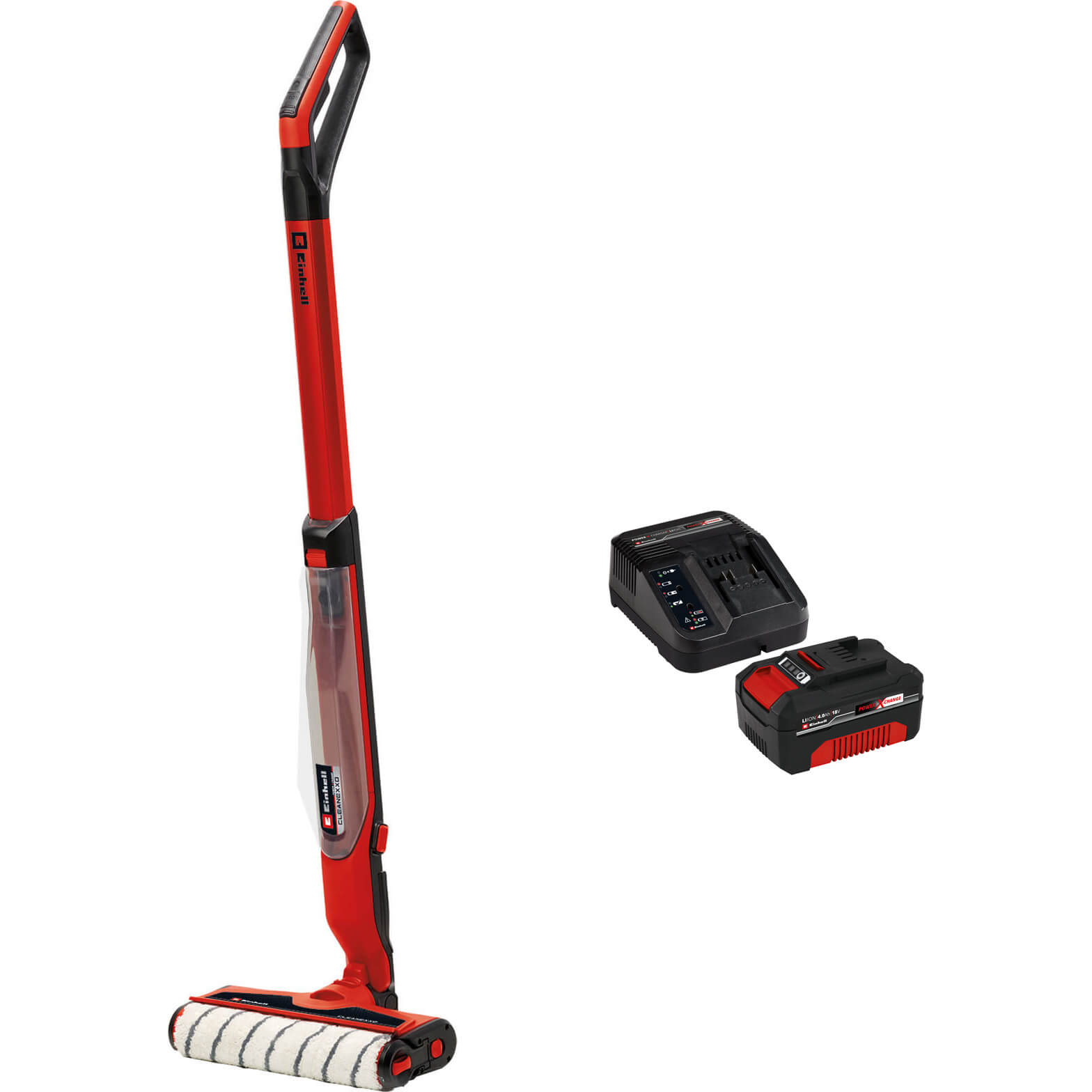 Einhell CLEANEXXO 18v Cordless Hard Floor Cleaner 1 x 4ah Li-ion Charger