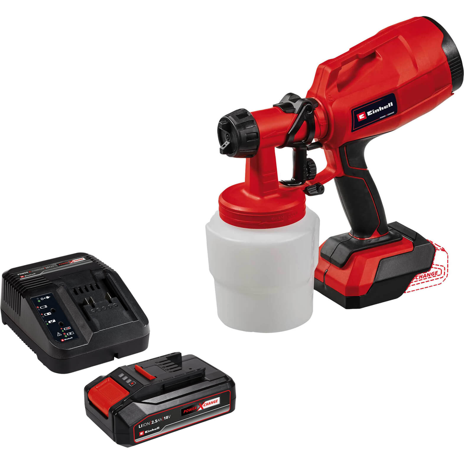 Click to view product details and reviews for Einhell Tc Sy 18 60 Li 18v Cordless Paint Spray Gun 1 X 25ah Li Ion Charger No Case.