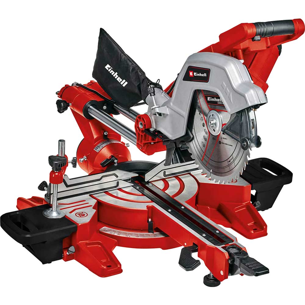 Photo of Einhell Te-sm 254 Double Bevel Sliding Mitre Saw 254mm