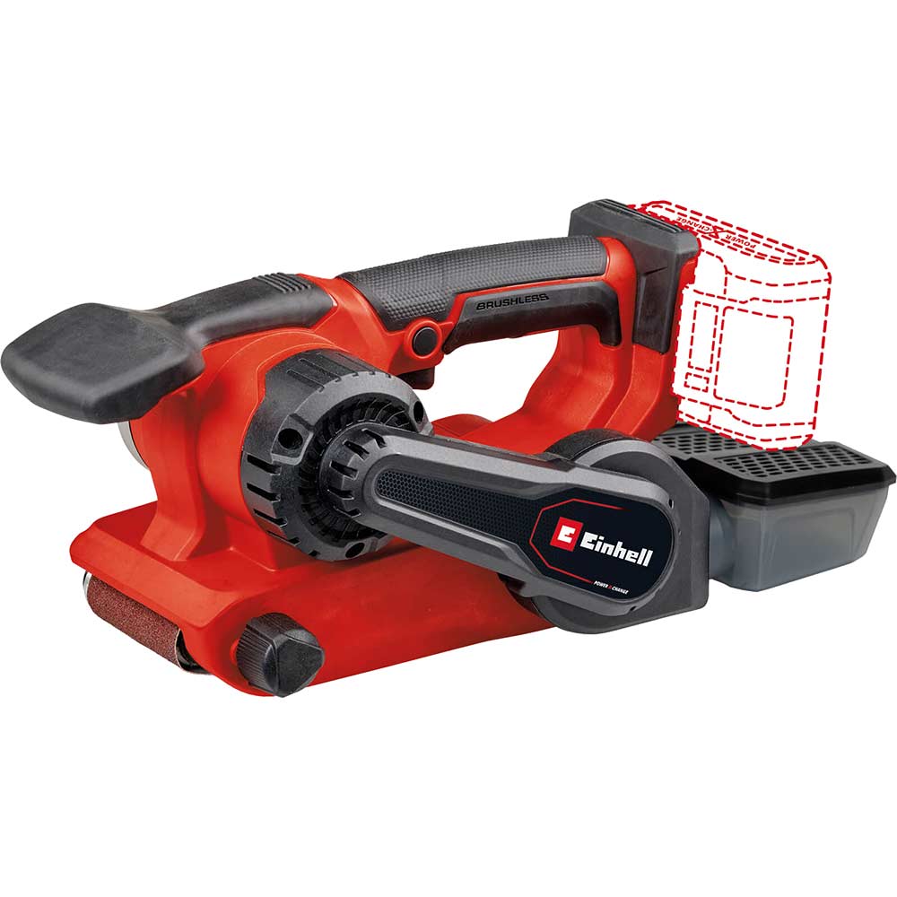 Einhell TP-BS 18/457 BL 18v Cordless Brushless Belt Sander 75mm No Batteries No Charger No Case