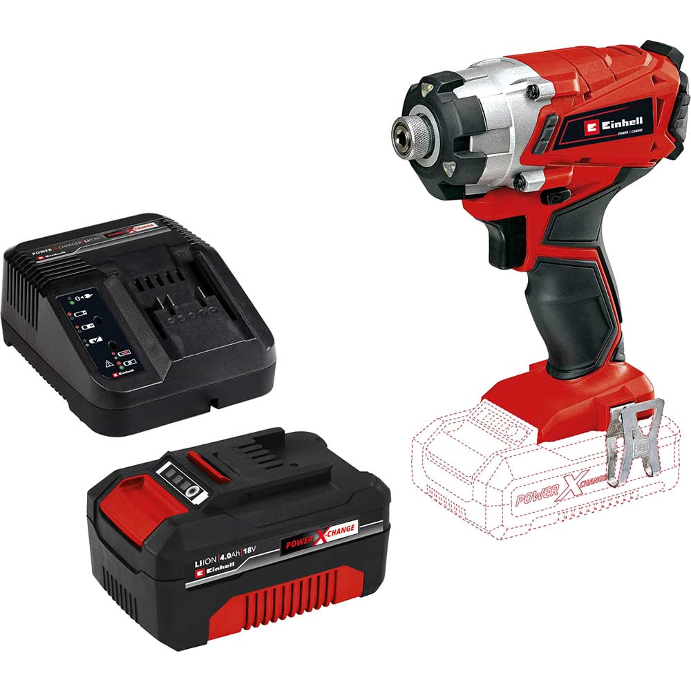 Photo of Einhell Te-ci 18/1 Li 18v Cordless Impact Driver 1 X 4ah Li-ion Charger No Case