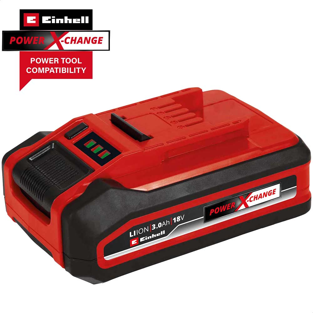 Einhell Genuine Power X-Change 18v Cordless Slim Plus Li-ion Battery 3ah 3ah