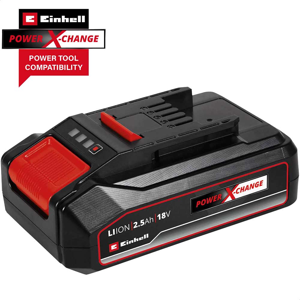 Einhell Genuine Power X-Change 18v Cordless Li-ion Battery 2.5ah 2.5ah