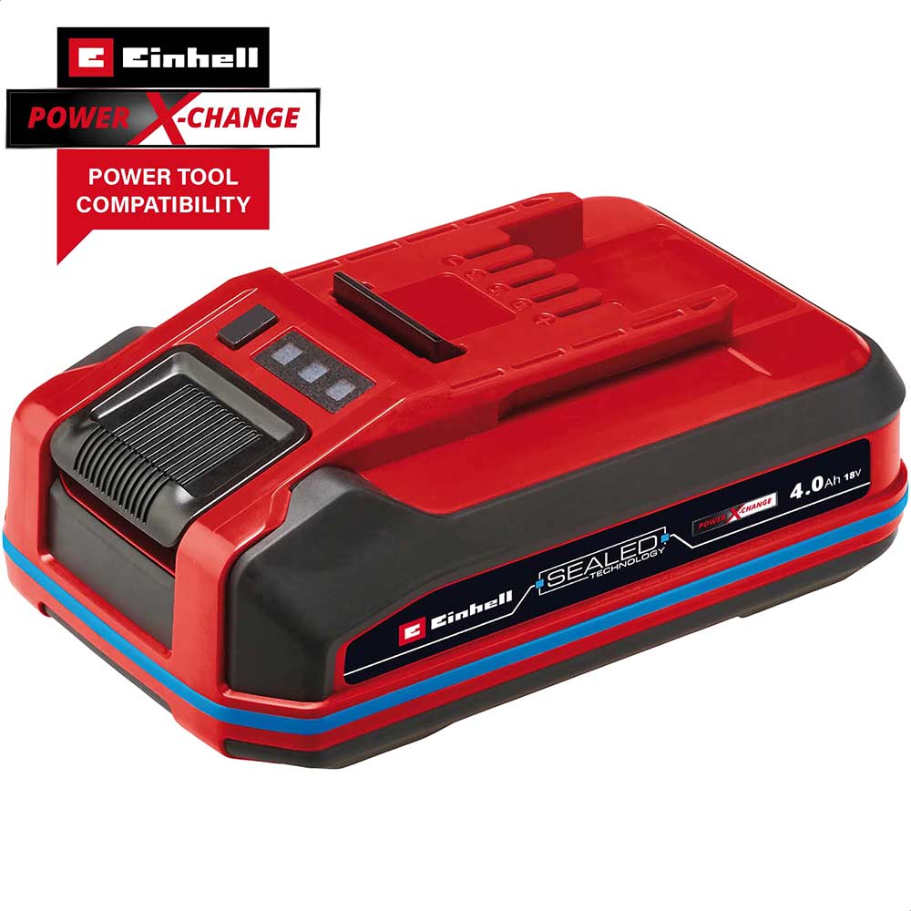 Einhell Power X-Change 18v Cordless Sealed Li-ion Battery 4ah 4ah