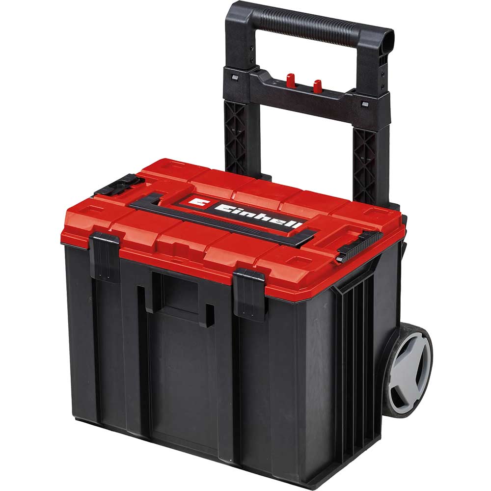 Einhell E-Case L Stackable Tool Box on Wheeled Trolley