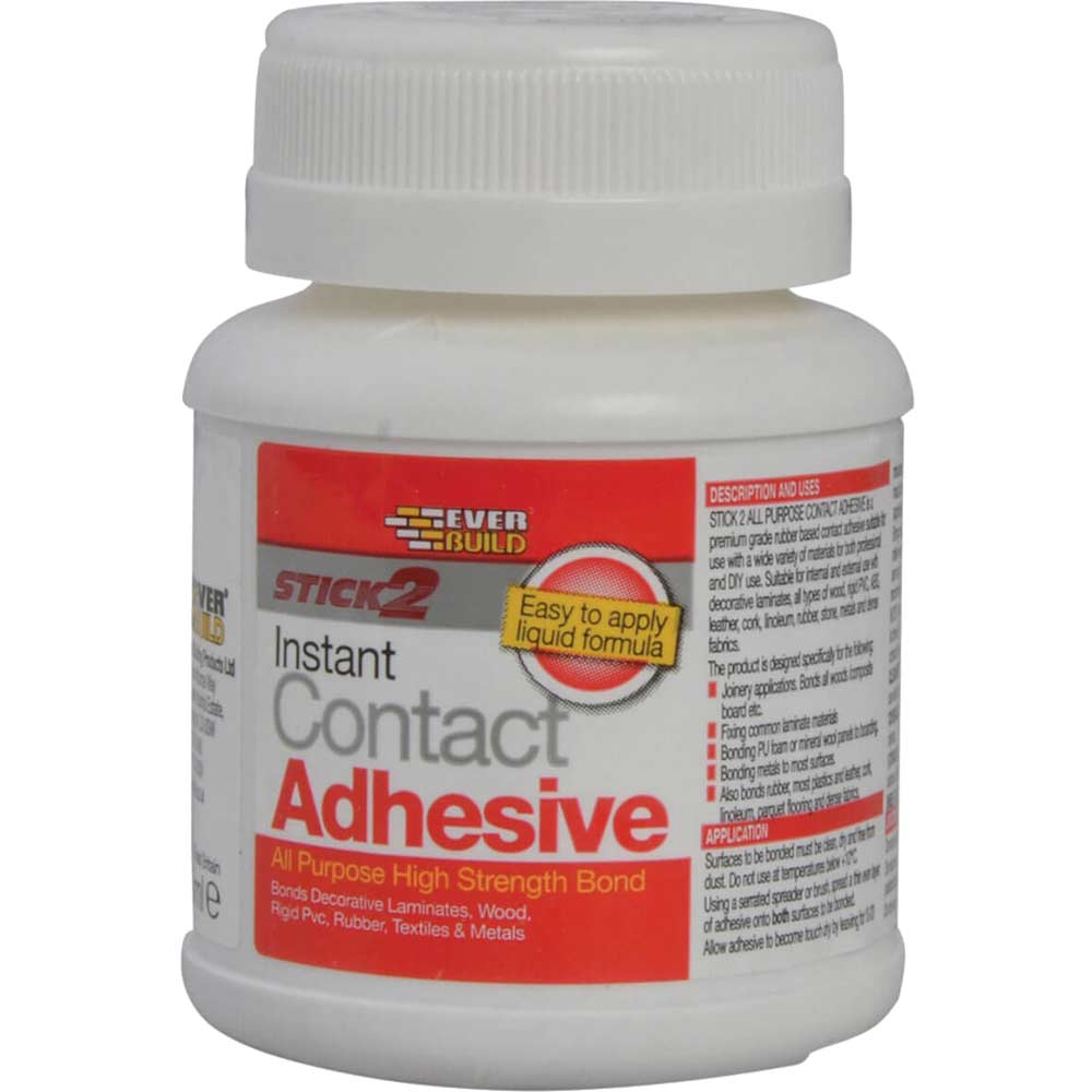 Image of Everbuild Stick 2 All Purpose Contact Adhesive 125ml