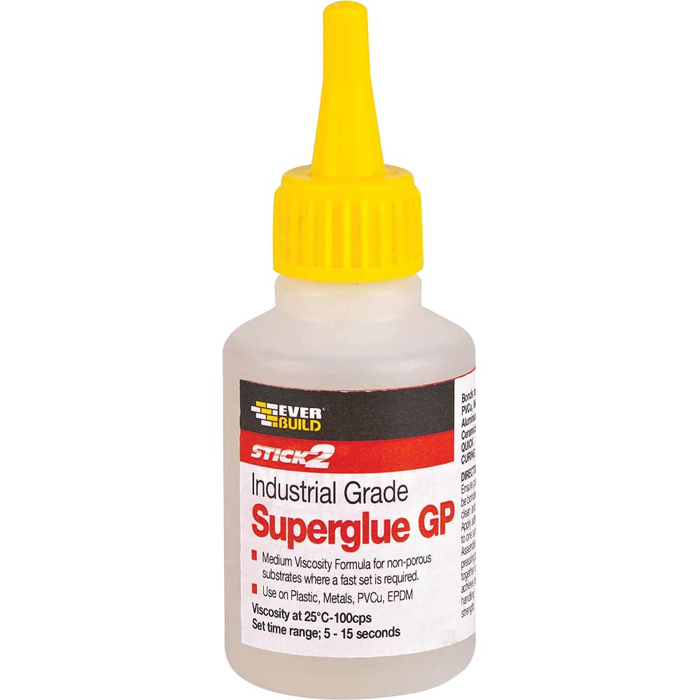 Image of Everbuild Industrial General Purpose Super Glue 20ml