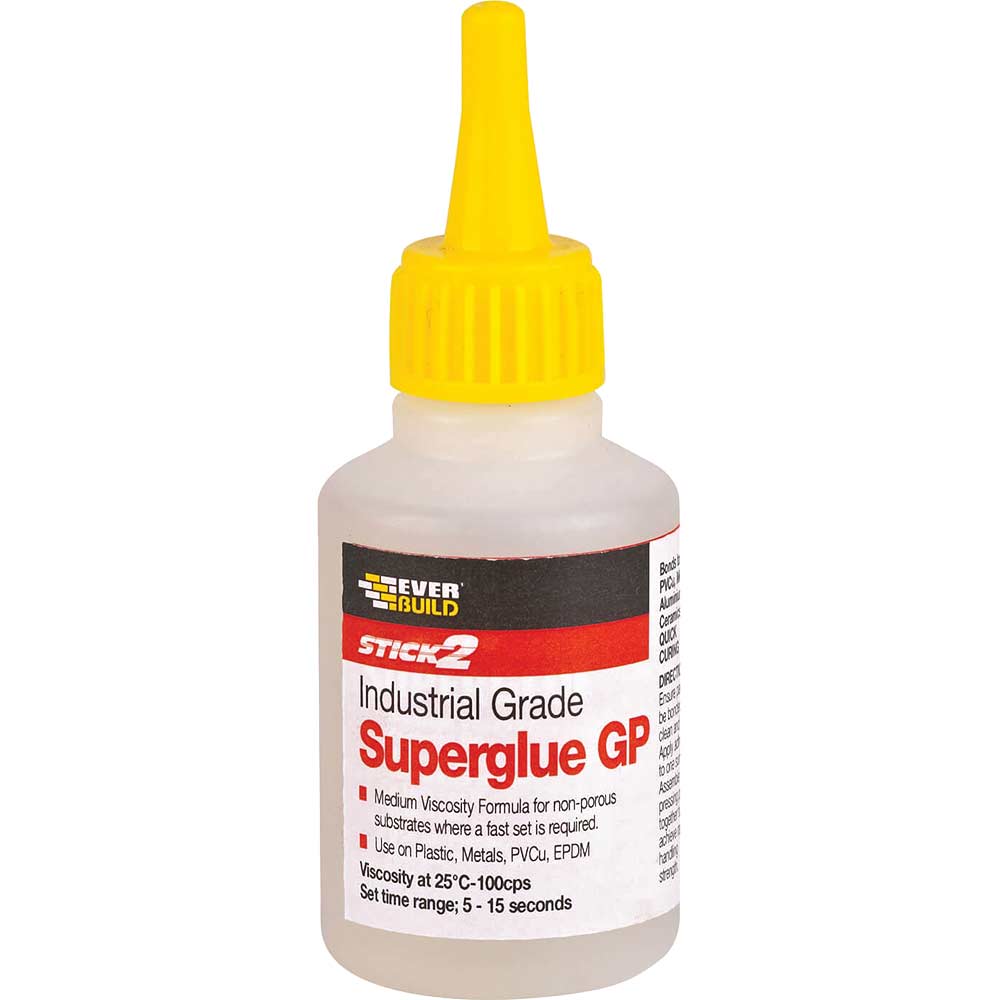 Image of Everbuild Industrial General Purpose Super Glue 50ml