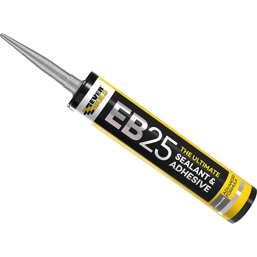 Photo of Everbuild E2525 Hybrid Sealant Adhesive Anthracite 300ml