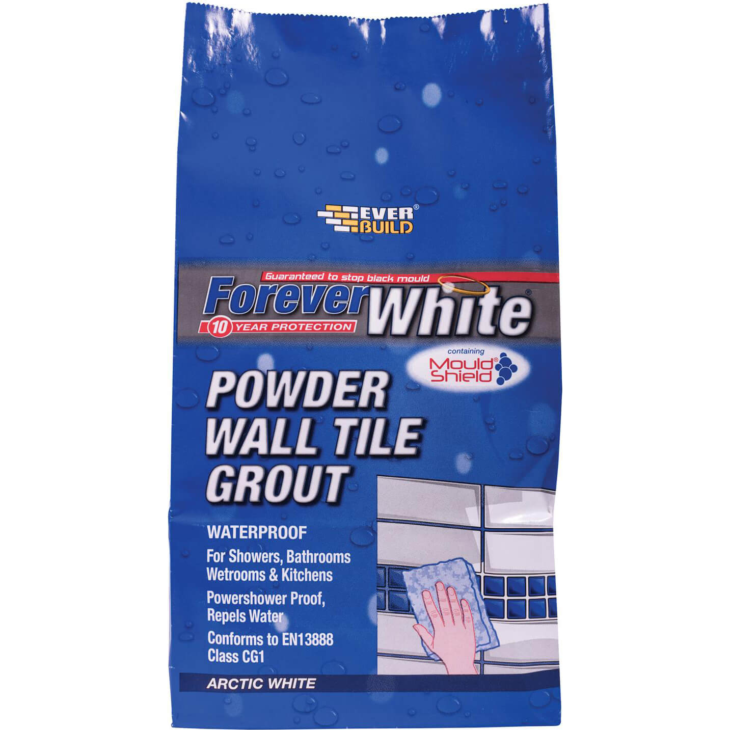 Photo of Everbuild Forever White Powder Wall Tile Grout 3kg