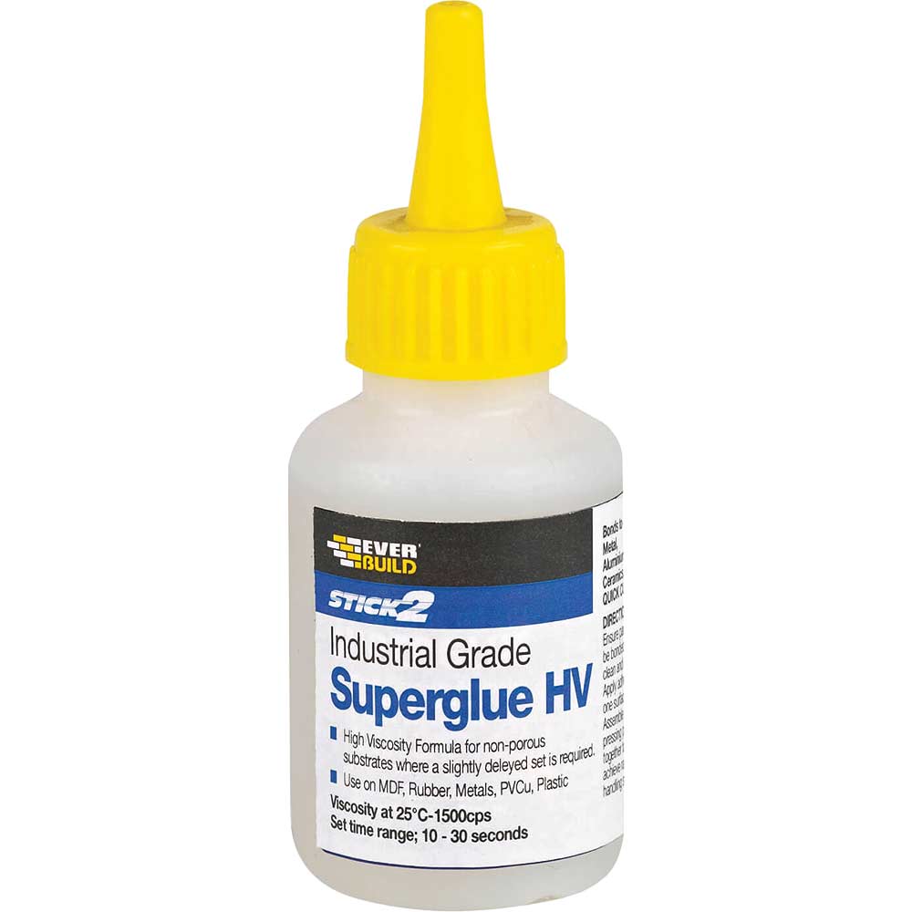 Photo of Everbuild Industrial Hi Viscosity Super Glue 50ml