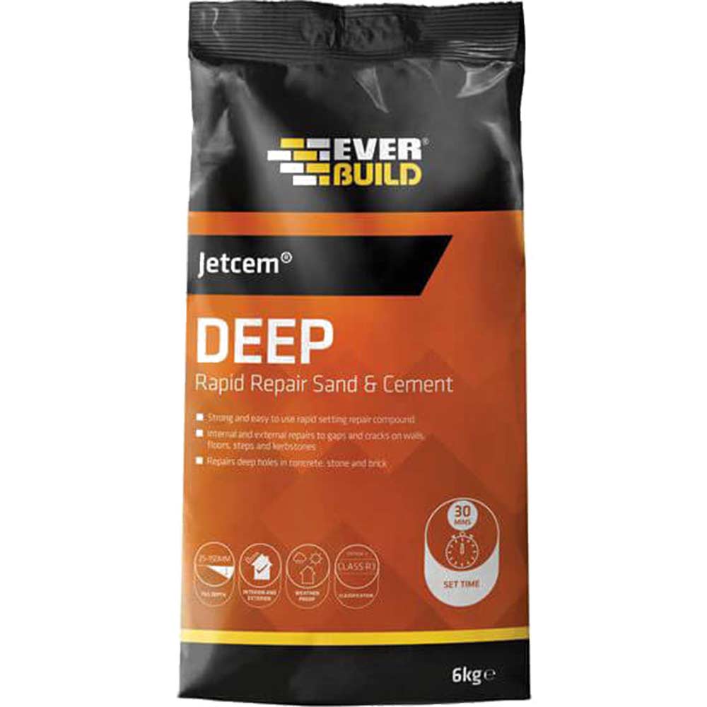 Image of Everbuild Jetcem Premix Sand and Cement 6kg