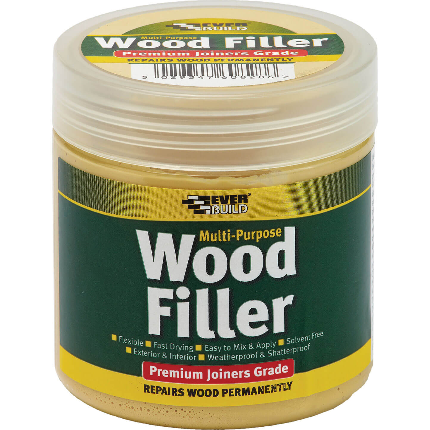 Image of Everbuild Multipurpose Premium Joiners Grade Wood Filler Dark Oak 250ml