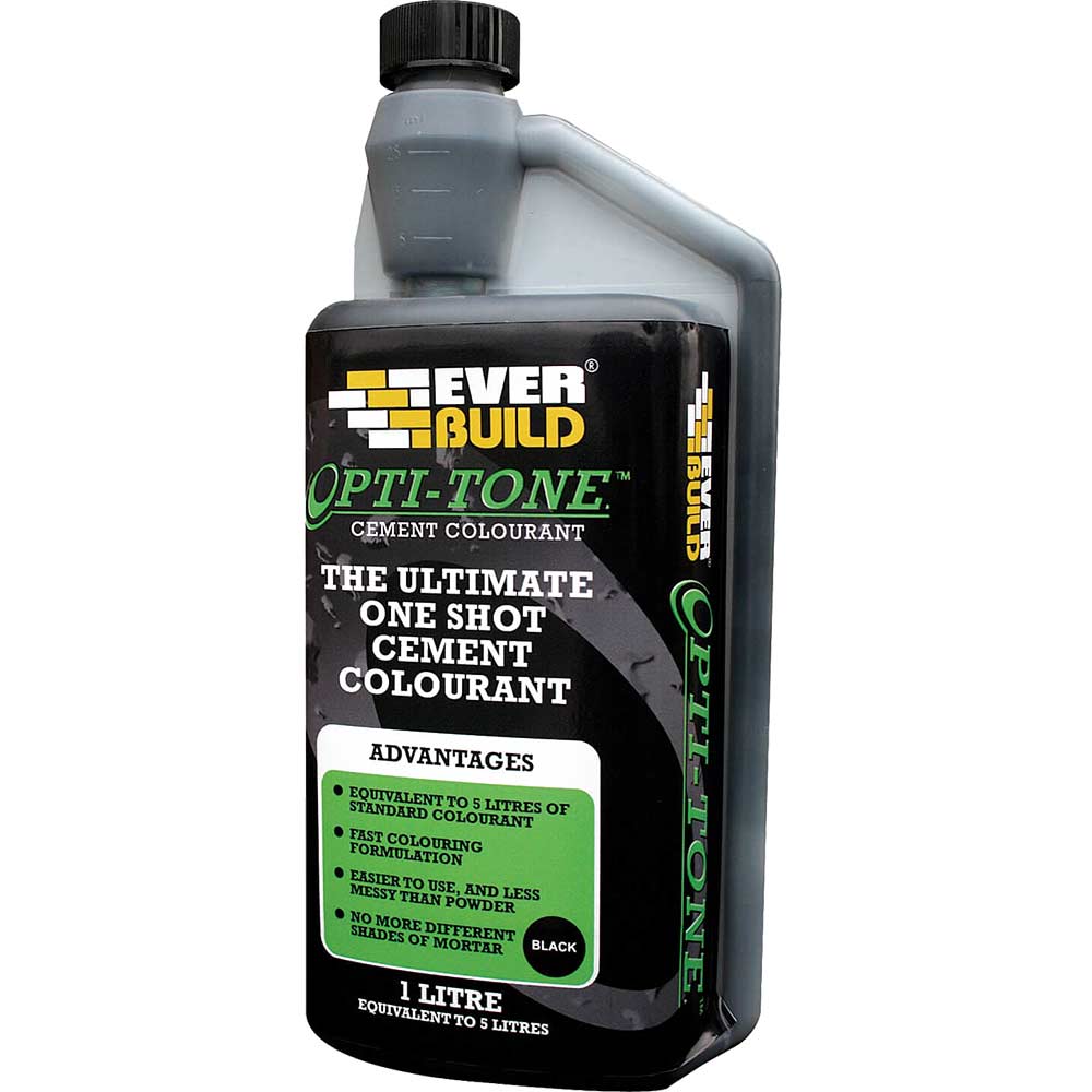 Photo of Everbuild Opti Tone Cement Colourant Black 1l