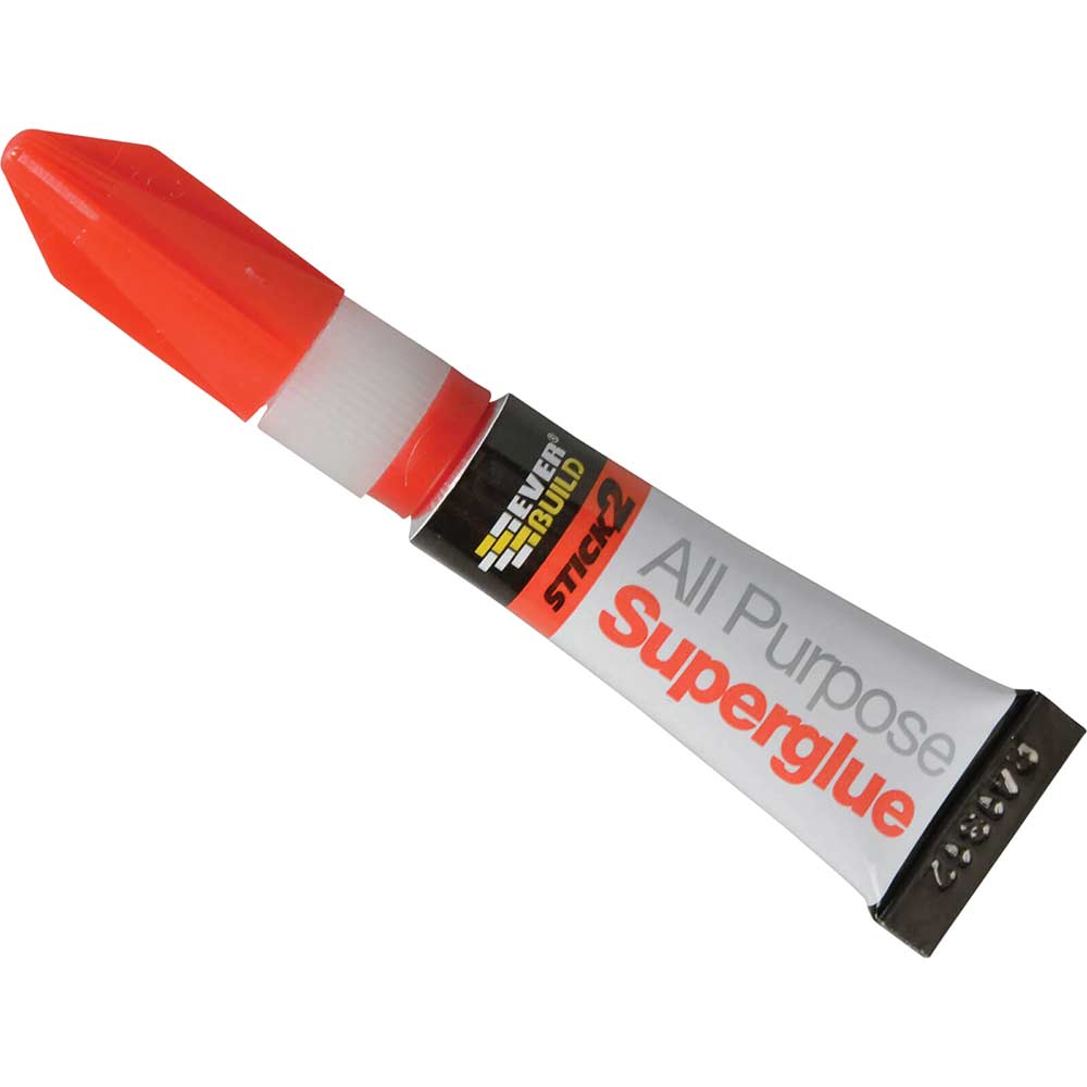 Image of Everbuild Stick 2 All Purpose Super Glue 3ml