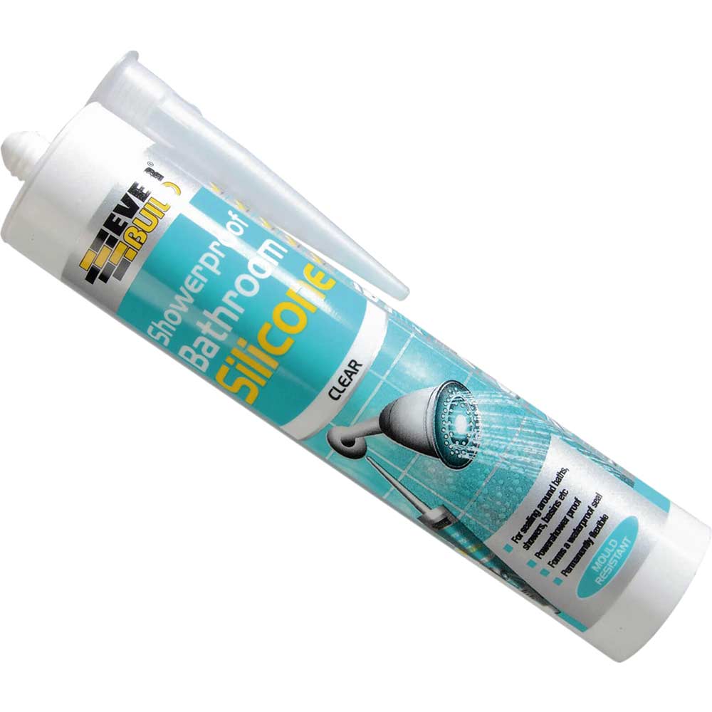 Photo of Everbuild Showerproof Bathroom Silicone Clear 300ml