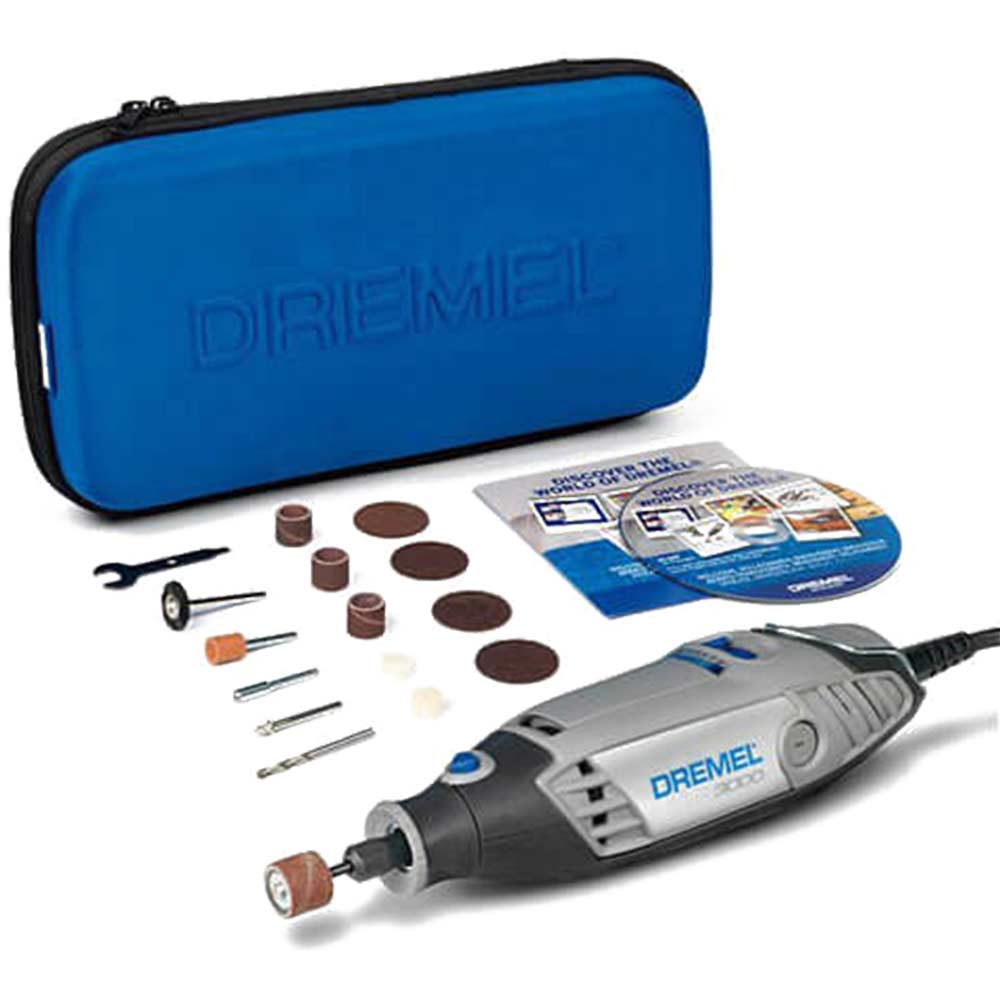 Dremel 3000 Rotary Multi Tool 15 Accessory Kit 240v