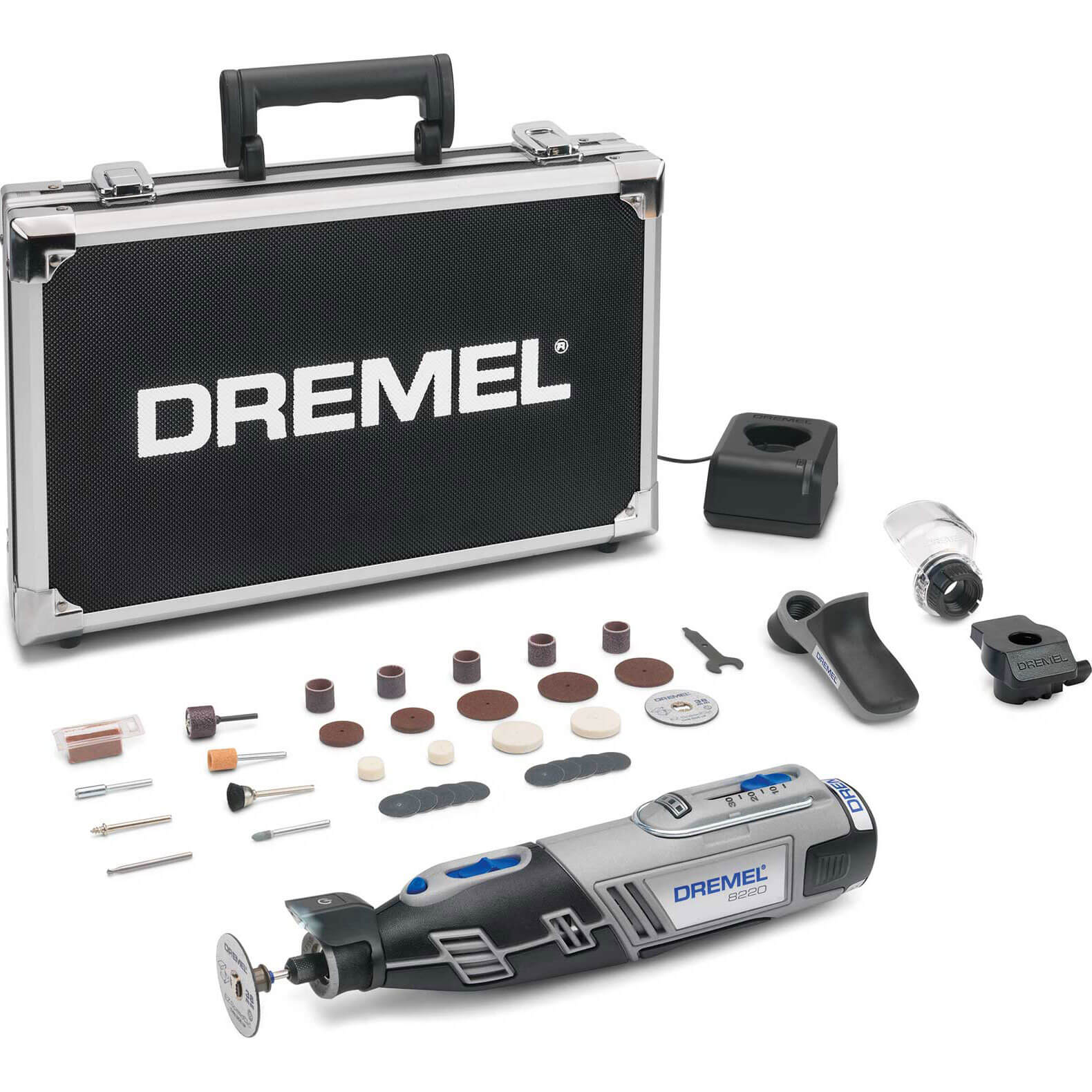 Dremel 8220 12v Cordless Rotary Multi Tool 38 Accessory Expert Kit