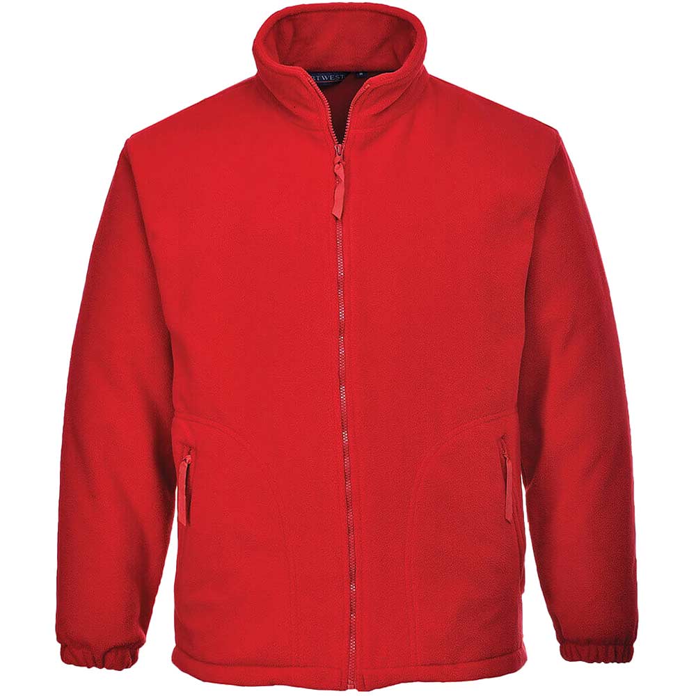 Photo of Portwest Mens Argyll Fleece Red Xs