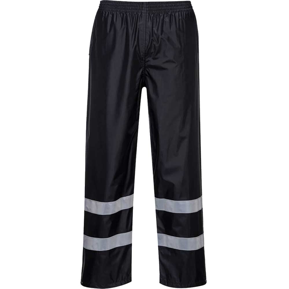 Image of Portwest Classic Iona Waterproof Rain Trousers Black 6XL 31"
