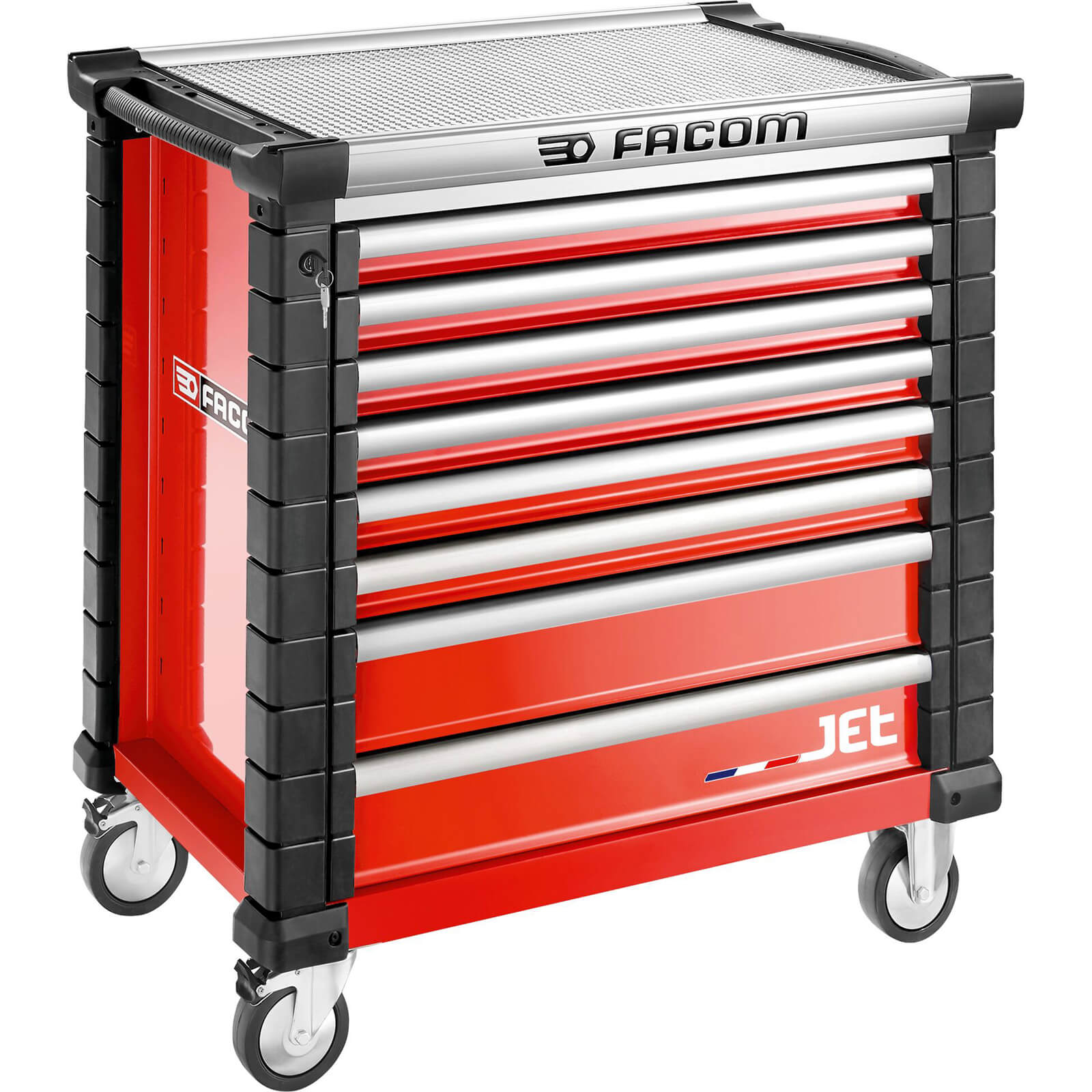 Facom JET+ 8 Drawer Tool Roller Cabinet Red
