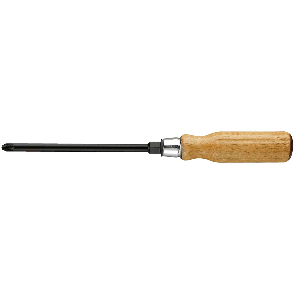 Photo of Facom Wood Handle Pozi Screwdriver Pz2 125mm