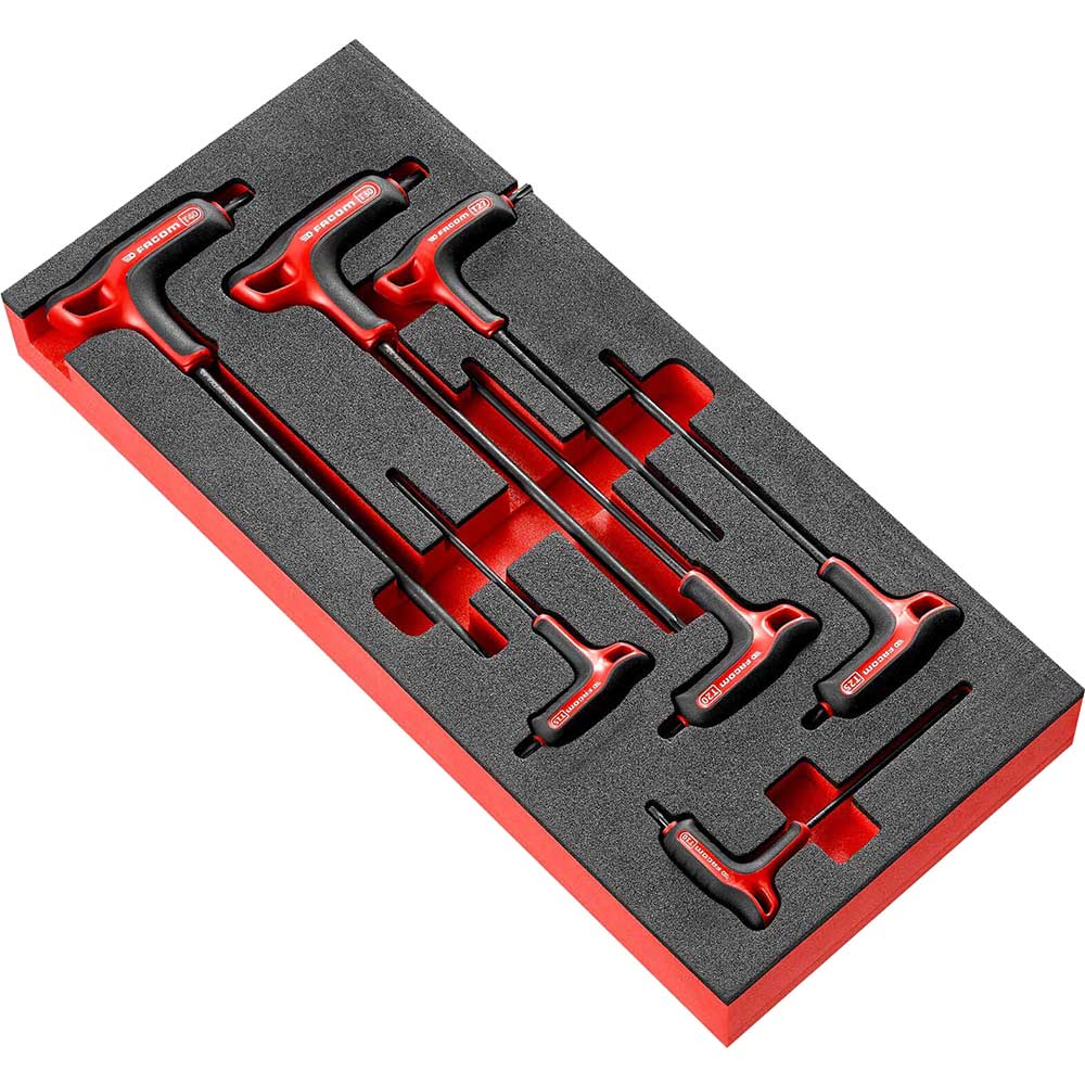 Photo of Facom 7 Piece P Handle Torx Driver Set In Foam Module T10-t40