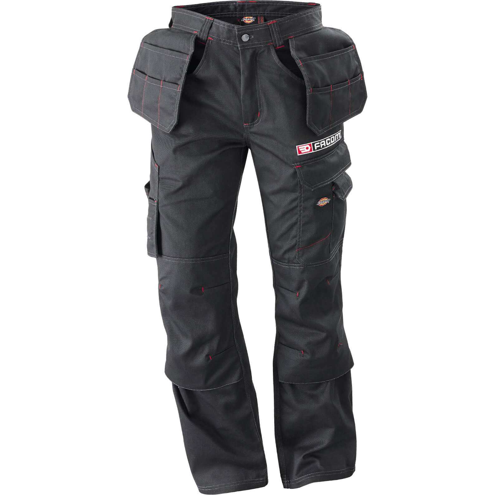 FACOM TOOLS BLACK Multi Pocket WORK TROUSERS 40" Size: XXXL Made by Dickies 