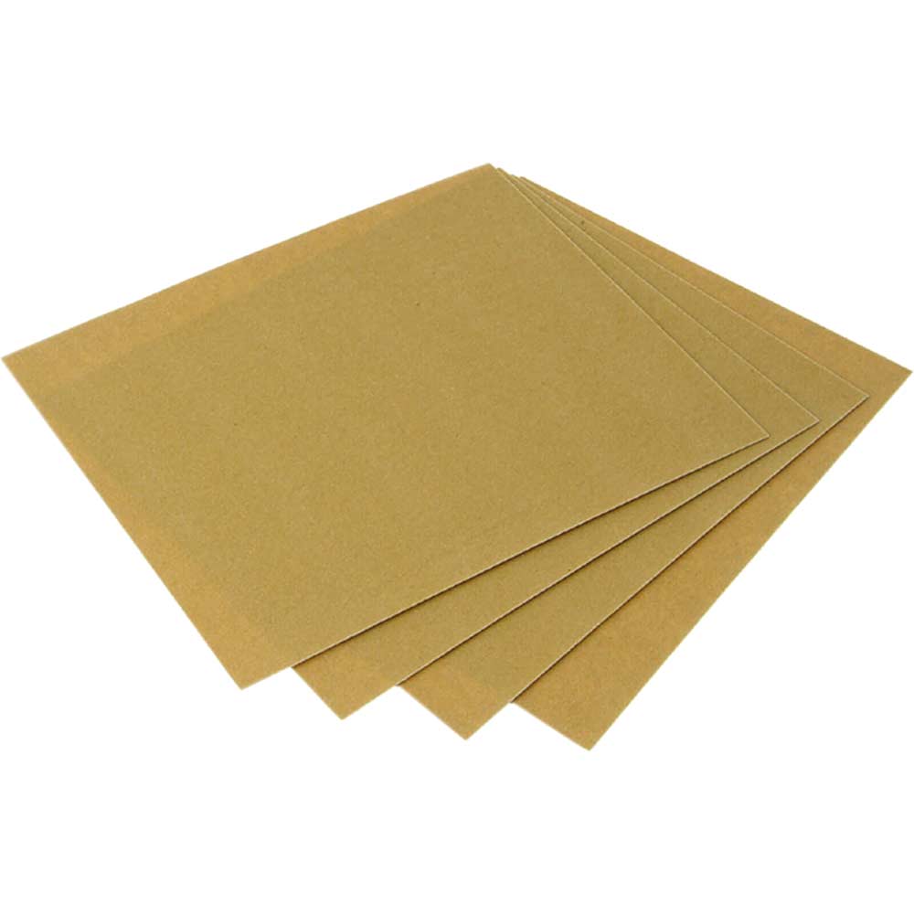 Image of Faithfull Glasspaper Sandpaper Fine Pack of 5