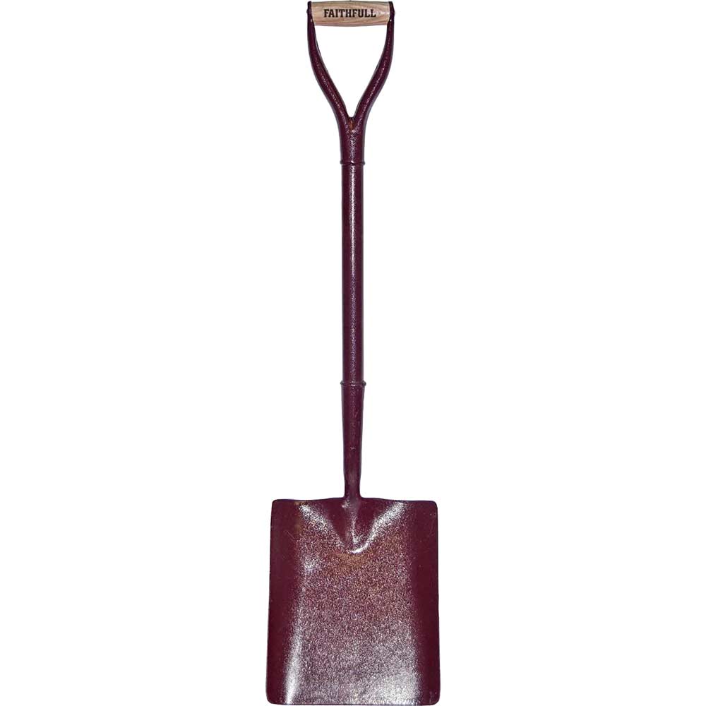 Photo of Faithfull All Steel Heavy Duty Shovel Square Mouth