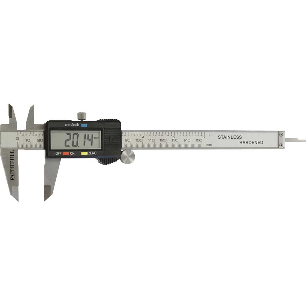 Image of Faithfull Digital Vernier Caliper 150mm