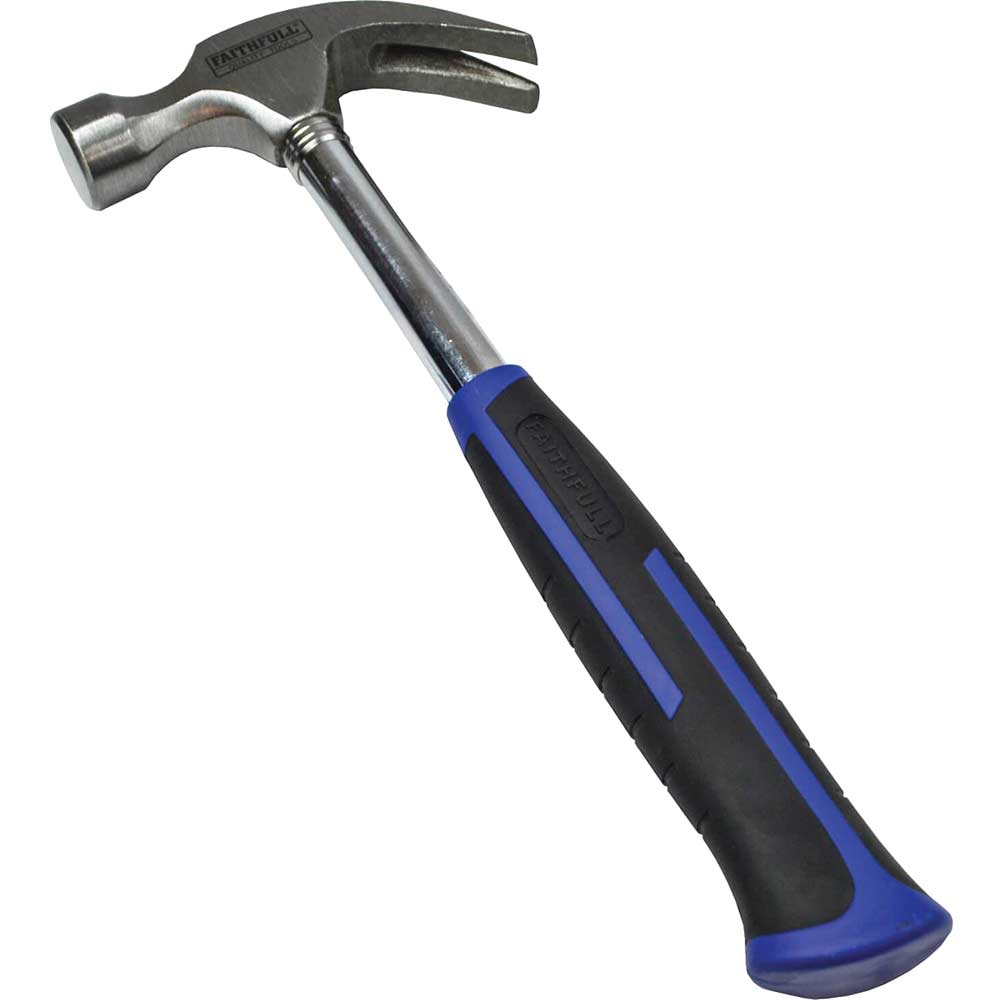 Faithfull FAICAS16 Claw Hammer Steel Shaft 454g (16oz)