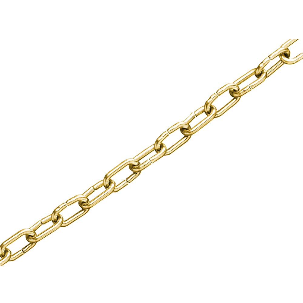 Photo of Faithfull Clock Chain Polished Brass 1.6mm 10m