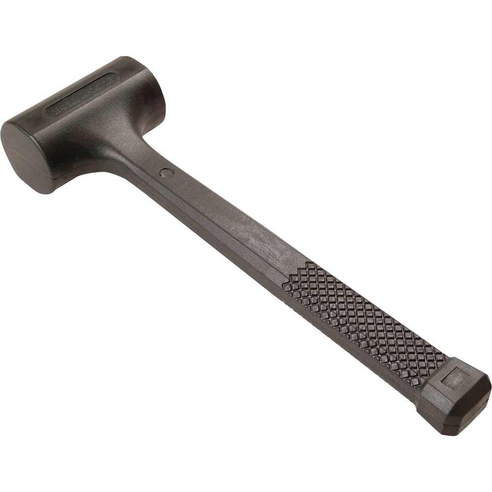 Image of Faithfull Black PVC Deadblow Hammer 900g