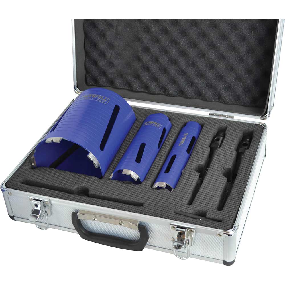 Photo of Faithfull 7 Piece Diamond Core Drill Set