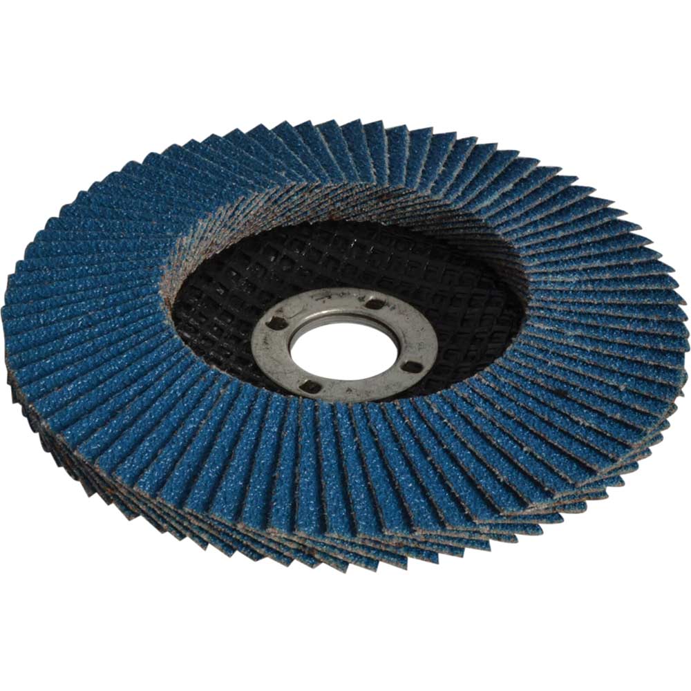 Image of Faithfull Zirconium Abrasive Flap Disc 100mm Fine