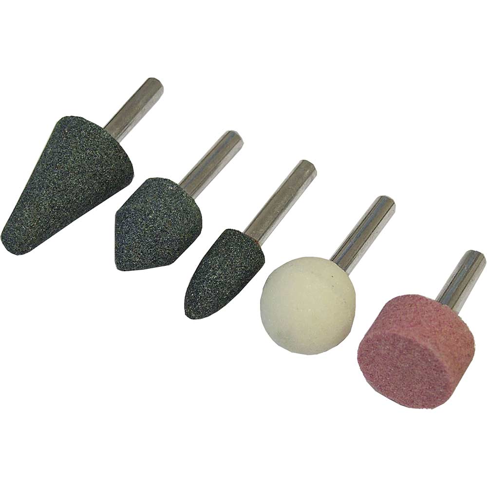 Image of Faithfull 1/4" Shank Mini Grinding Wheel Assortment Pack of 5