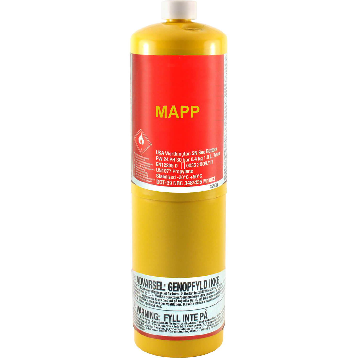 Faithfull Mapp Gas Cylinder