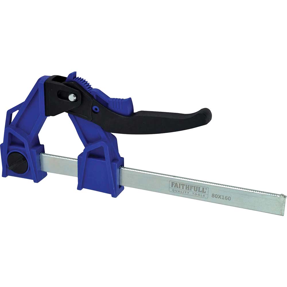 Photo of Faithfull Heavy Duty Lever Clamp 160mm 60mm