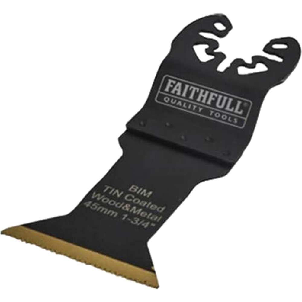 Faithfull Multi-Functional Tool Bi-Metal Flush Cut TiN Coated Blade 45mm