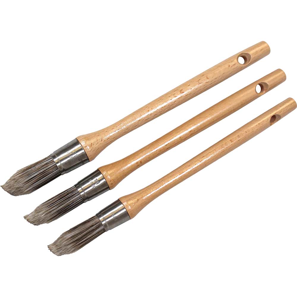 Photo of Faithfull 3 Piece Pointed Brush Set
