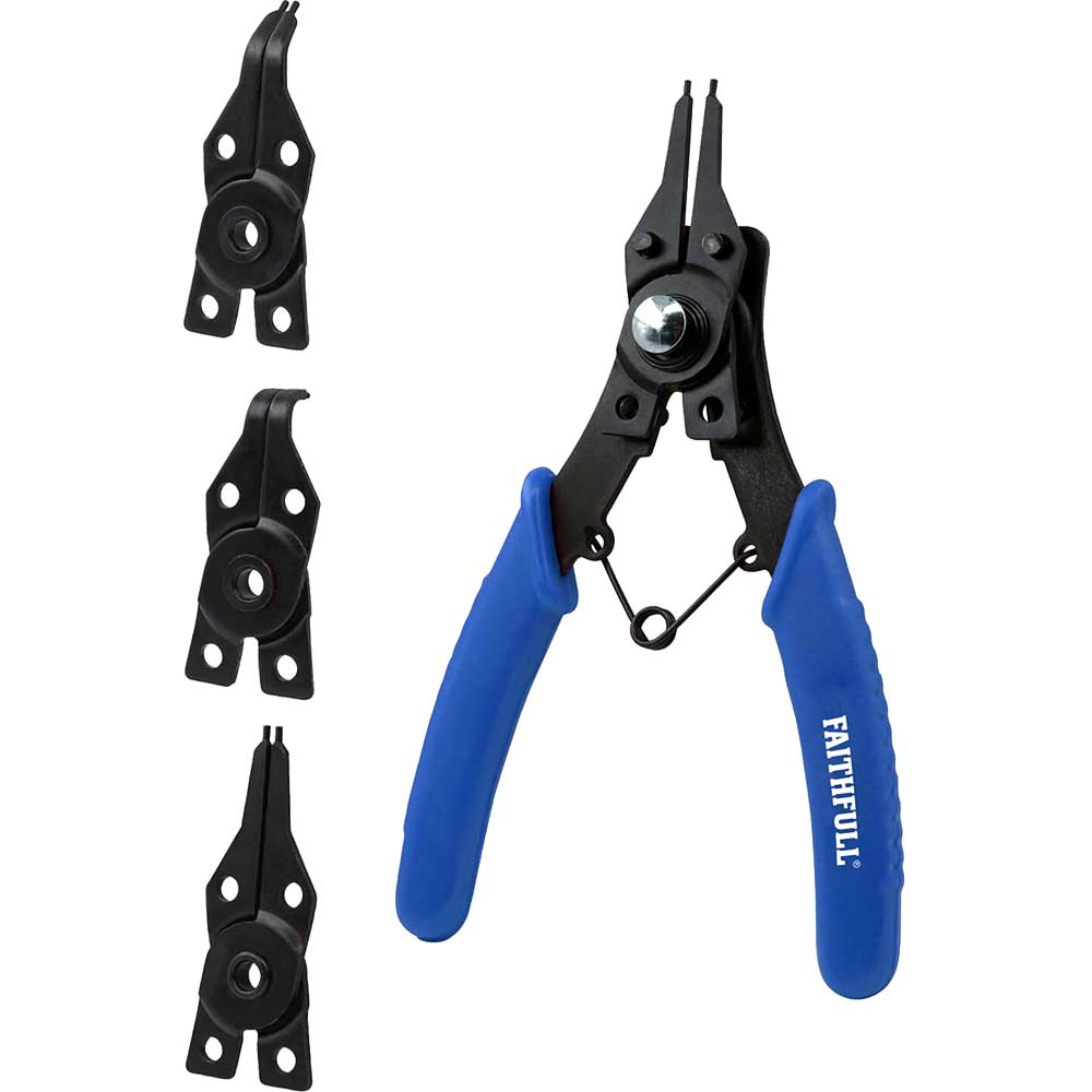 Image of Faithfull 5 Piece Circlip Plier Set