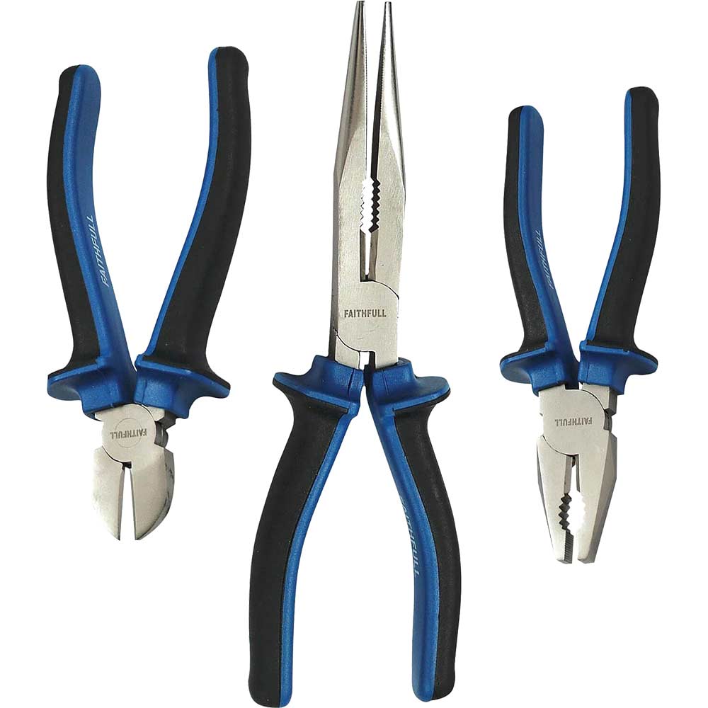 Photo of Faithfull 3 Piece Handyman Plier Set