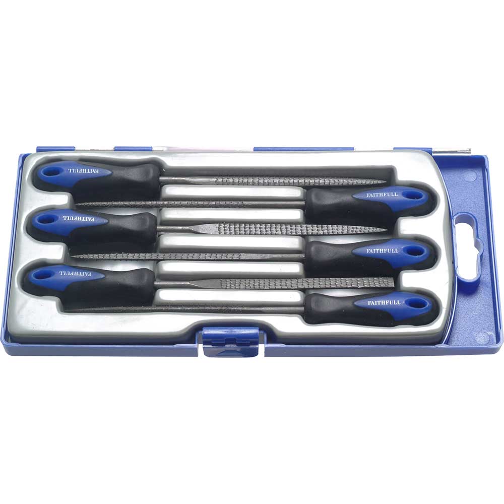 Image of Faithfull 6 Piece Needle Rasp Set